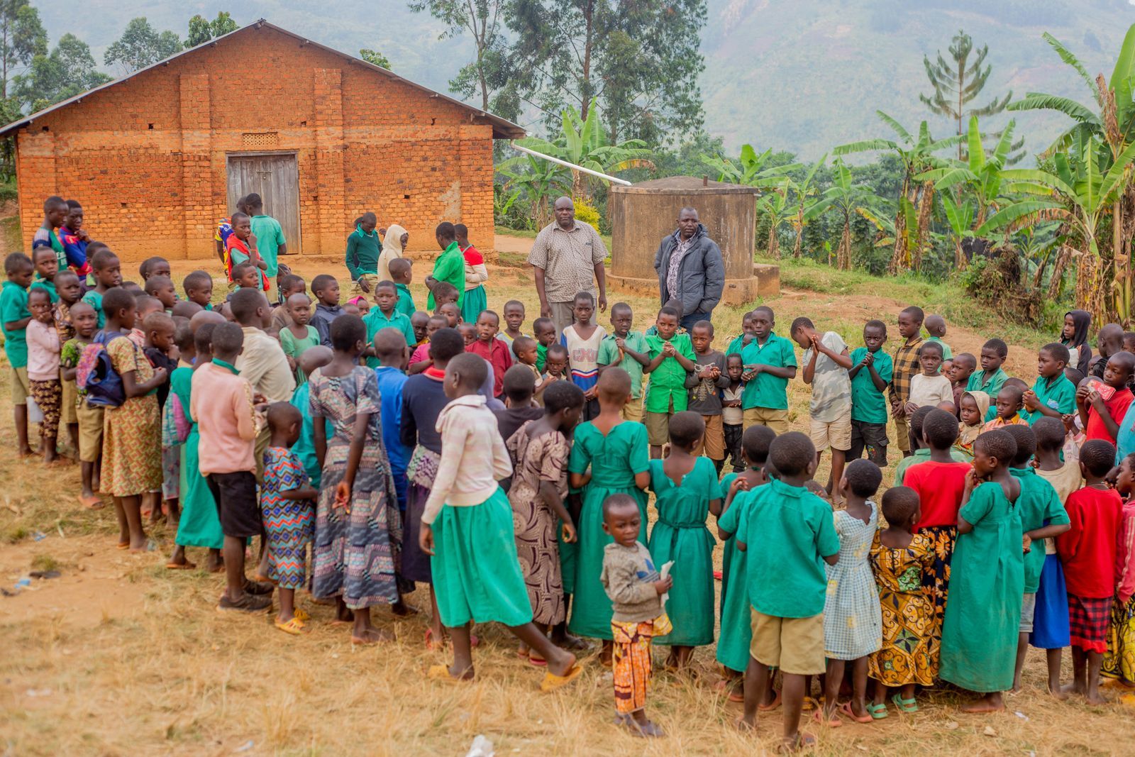 A village classroom